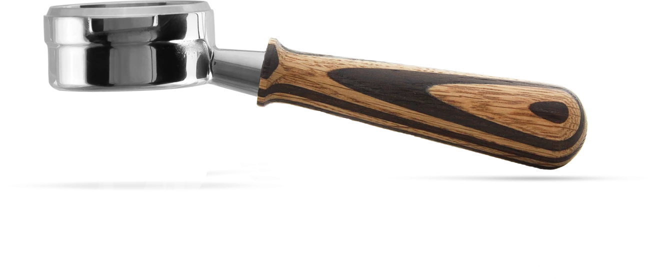 Pesado Bottomless (Naked) Portafilter For Breville (54 Mm) - Raya Wood Tea 3 Pesado Bottomless (Naked) Portafilter For Breville (54 Mm) - Raya Wood Tea