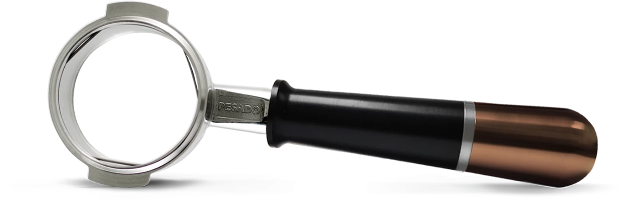 Pesado Bottomless (Naked) Portafilter For Nuova Simonelli & Victoria Arduino - Black/Bronze 4 Pesado Bottomless (Naked) Portafilter For Nuova Simonelli & Victoria Arduino - Black/Bronze