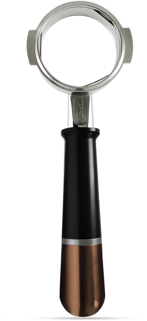 Pesado Bottomless (Naked) Portafilter For Nuova Simonelli & Victoria Arduino - Black/Bronze 5 Pesado Bottomless (Naked) Portafilter For Nuova Simonelli & Victoria Arduino - Black/Bronze