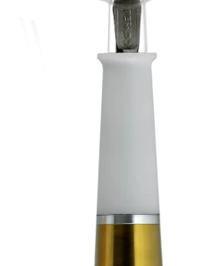 Tea Pesado Bottomless (Naked) Portafilter For La Marzocco And E61 Group - White/Gold 7 Tea Pesado Bottomless (Naked) Portafilter For La Marzocco And E61 Group - White/Gold