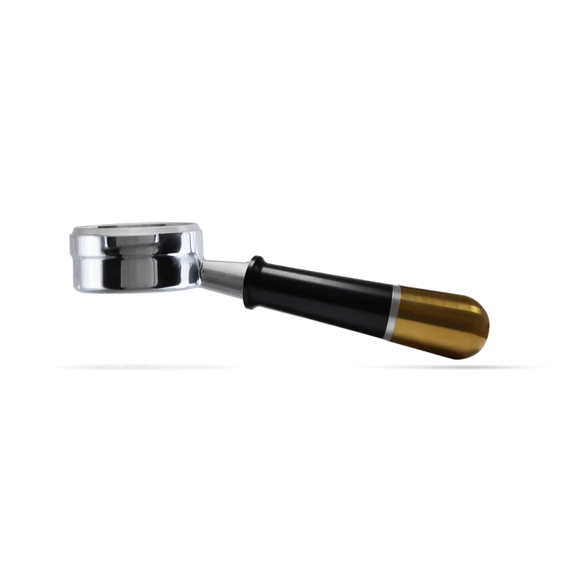 Pesado Bottomless (Naked) Portafilter For La Marzocco And E61 Group - Black/Gold Tea 3 Pesado Bottomless (Naked) Portafilter For La Marzocco And E61 Group - Black/Gold Tea