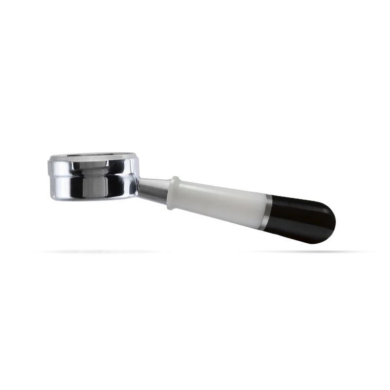 Tea Pesado Bottomless (Naked) Portafilter For La Marzocco And E61 Group - White/Black 3 Tea Pesado Bottomless (Naked) Portafilter For La Marzocco And E61 Group - White/Black