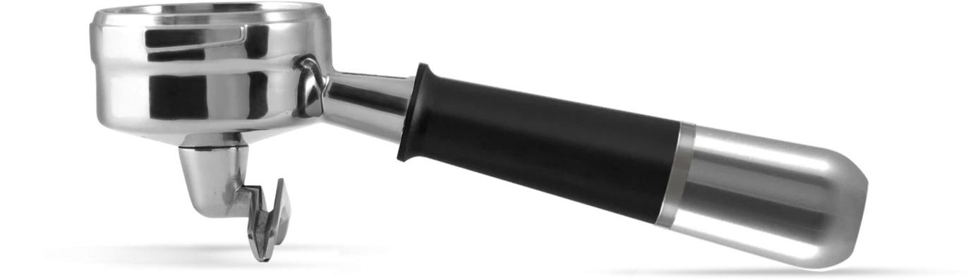 Tea Pesado Double Spout Portafilter For La Marzocco And E61 Group - Black/Silver 3 Tea Pesado Double Spout Portafilter For La Marzocco And E61 Group - Black/Silver