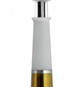 Pesado Double Spout Portafilter For La Marzocco And E61 Group - White/Gold Tea