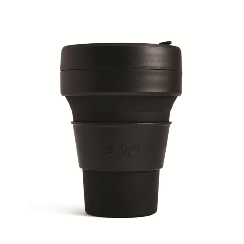 Stojo Collapsible Pocket Cup - Black Tea 3 Stojo Collapsible Pocket Cup - Black Tea