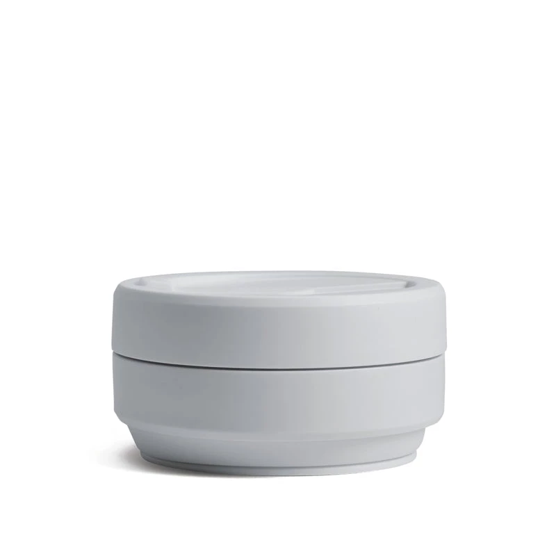Stojo Collapsible Pocket Cup - Grey Tea 4 Stojo Collapsible Pocket Cup - Grey Tea