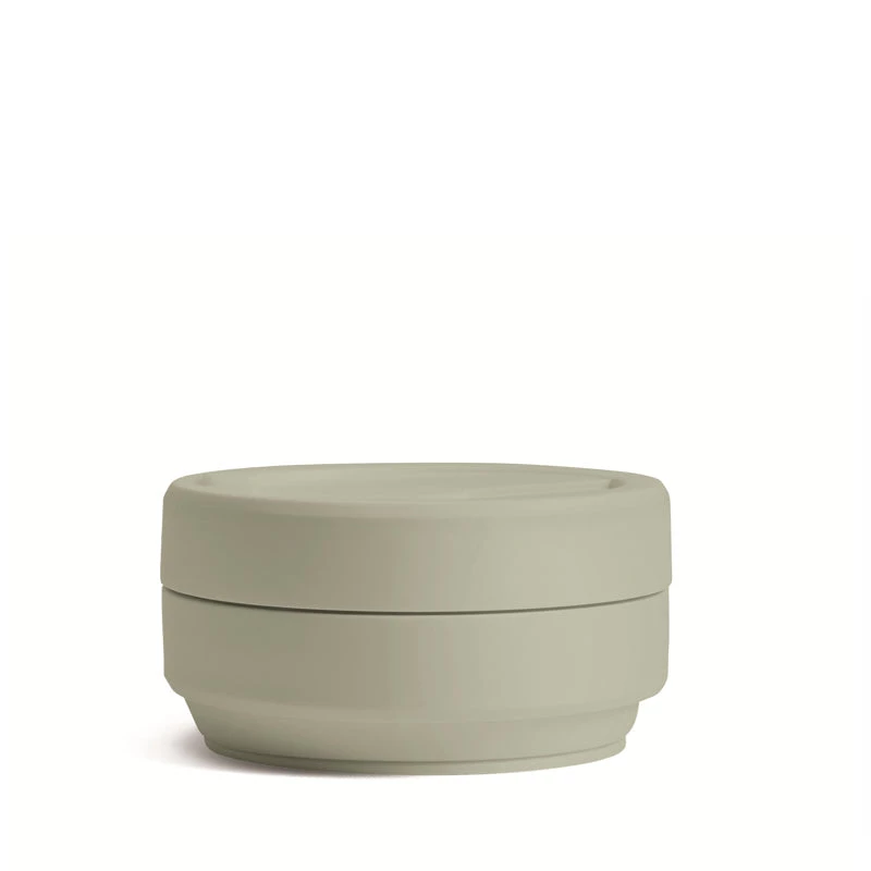 Stojo Collapsible Pocket Cup - Sage Tea 4 Stojo Collapsible Pocket Cup - Sage Tea