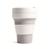 Stojo Collapsible Pocket Cup - White/Dove 2 Stojo Collapsible Pocket Cup - White/Dove