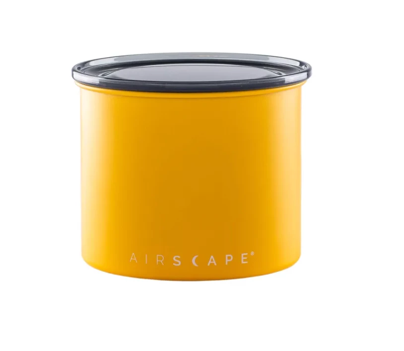 Planetary Designs Airscape 32oz Coffee Bean Canister - Matte Yellow 3 Planetary Designs Airscape 32oz Coffee Bean Canister - Matte Yellow