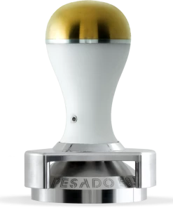 Pesado 58.5mm Tamper - White/Gold