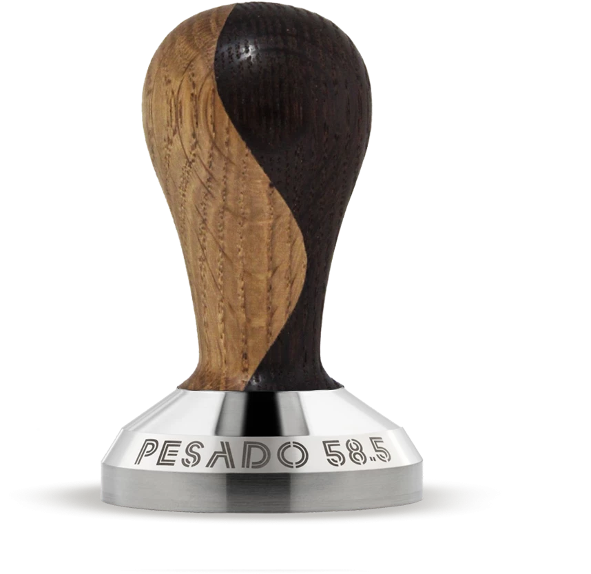 Tea Pesado 58.5mm Tamper - Ola Wood 3 Tea Pesado 58.5mm Tamper - Ola Wood