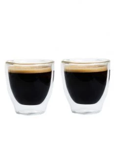 Grosche Turino Double Wall Espresso Glasses - 2.4 Oz Tea