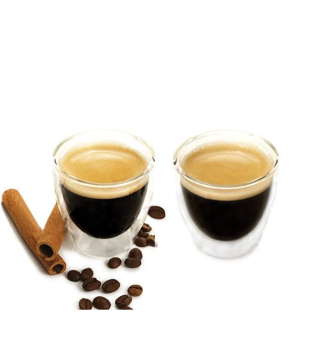 Grosche Turino Double Wall Espresso Glasses - 4.7 Oz 5 Grosche Turino Double Wall Espresso Glasses - 4.7 Oz