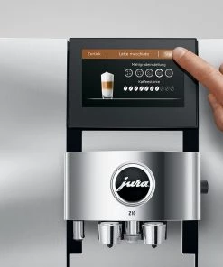 Tea Jura Z10 Super Automatic Espresso Machine - Aluminum White