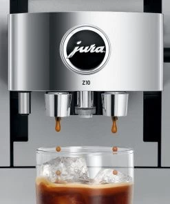 Tea Jura Z10 Super Automatic Espresso Machine - Aluminum White