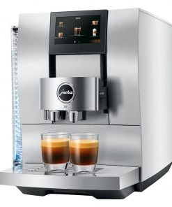 Tea Jura Z10 Super Automatic Espresso Machine - Aluminum White