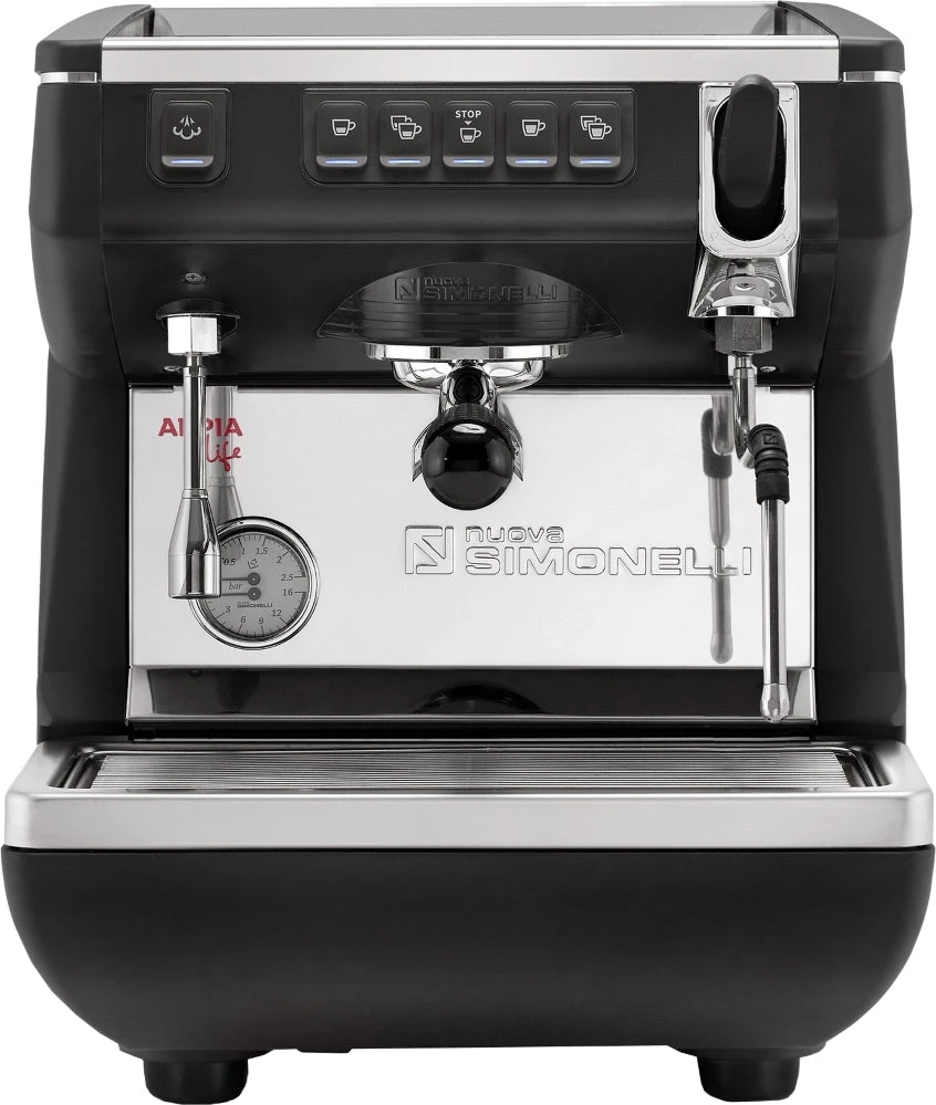 Nuova Simonelli Appia Life - Single Group - Volumetric - Black 4 Nuova Simonelli Appia Life - Single Group - Volumetric - Black