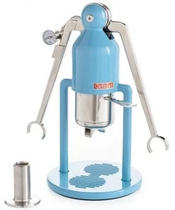 Tea Cafelat Robot - Manual Espresso Maker - Barista Version - Retro Blue