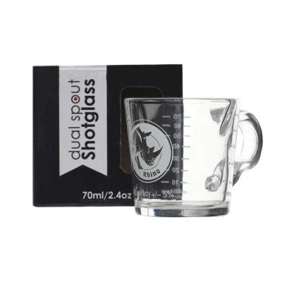 Rhinowares Rhino Coffee Gear Shot Glass - 80 Ml / Double Tea 6 Rhinowares Rhino Coffee Gear Shot Glass - 80 Ml / Double Tea