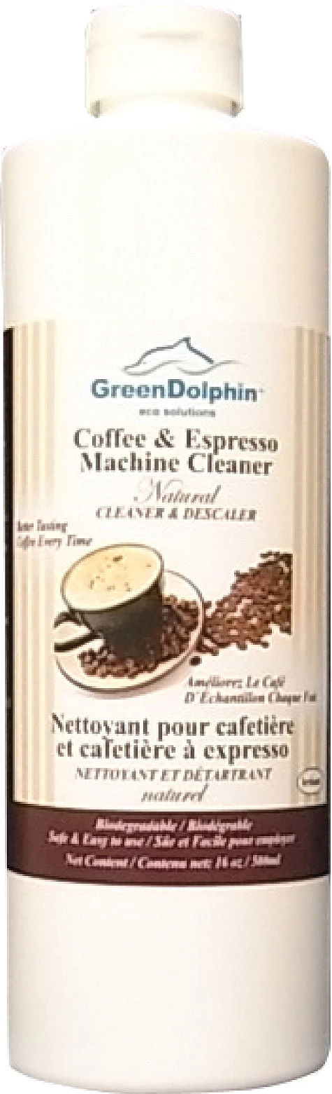 Urnex Tea Green Dolphin Coffee And Espresso Machine Cleaner / Descaler - 500ml 3 Urnex Tea Green Dolphin Coffee And Espresso Machine Cleaner / Descaler - 500ml