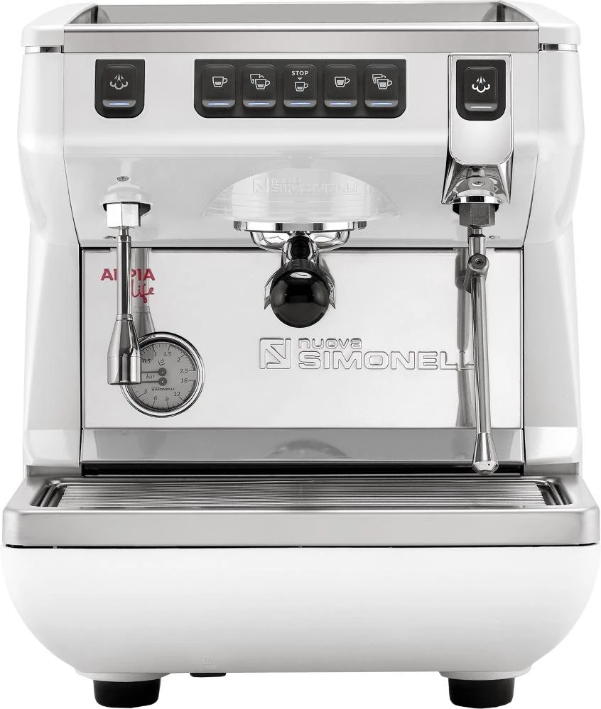 Nuova Simonelli Appia Life - Single Group – Volumetric W/ Easy Cream - White Pearl 3 Nuova Simonelli Appia Life - Single Group – Volumetric W/ Easy Cream - White Pearl