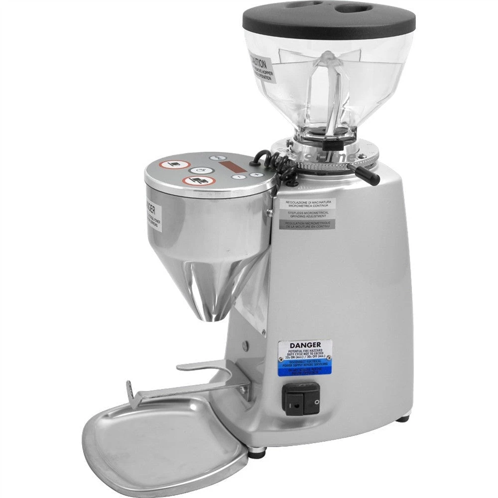 Tea Mazzer Mini Electronic Grinder Type A - Silver 3 Tea Mazzer Mini Electronic Grinder Type A - Silver