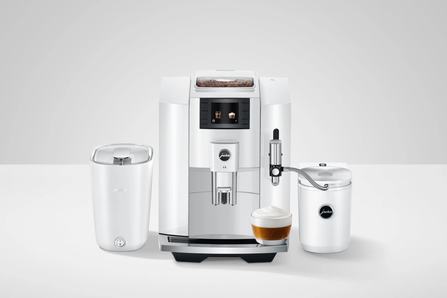 Tea Jura E8 Version 2 - White 9 Tea Jura E8 Version 2 - White