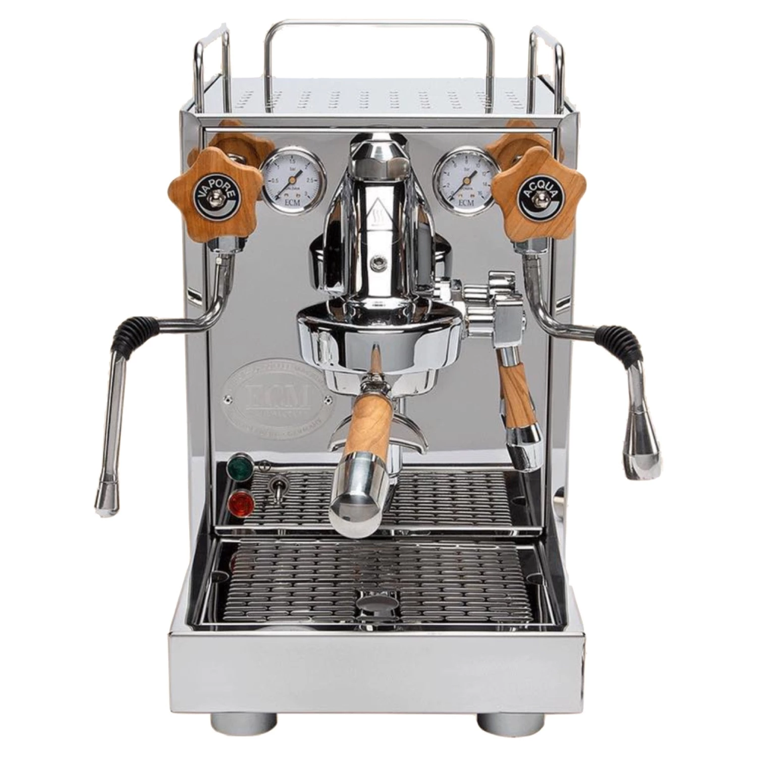 Tea ECM Mechanika V Slim Espresso Machine With Olive Wood Accessories 3 Tea ECM Mechanika V Slim Espresso Machine With Olive Wood Accessories