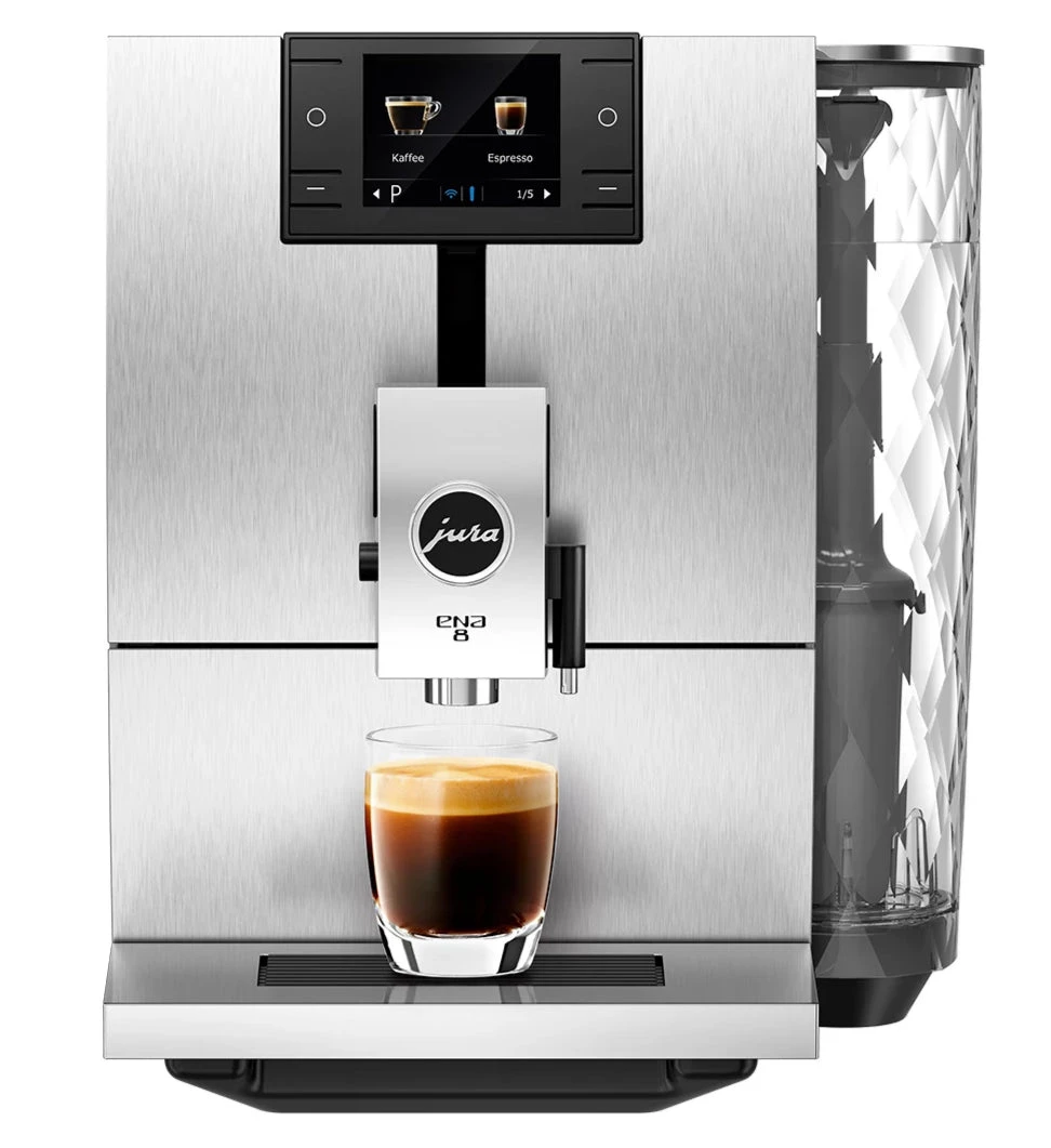 Tea Jura Ena 8 Super Automatic Espresso Machine - Massive Aluminium 4 Tea Jura Ena 8 Super Automatic Espresso Machine - Massive Aluminium