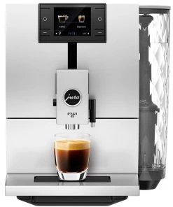 Tea Jura Ena 8 Super Automatic Espresso Machine - Nordic White