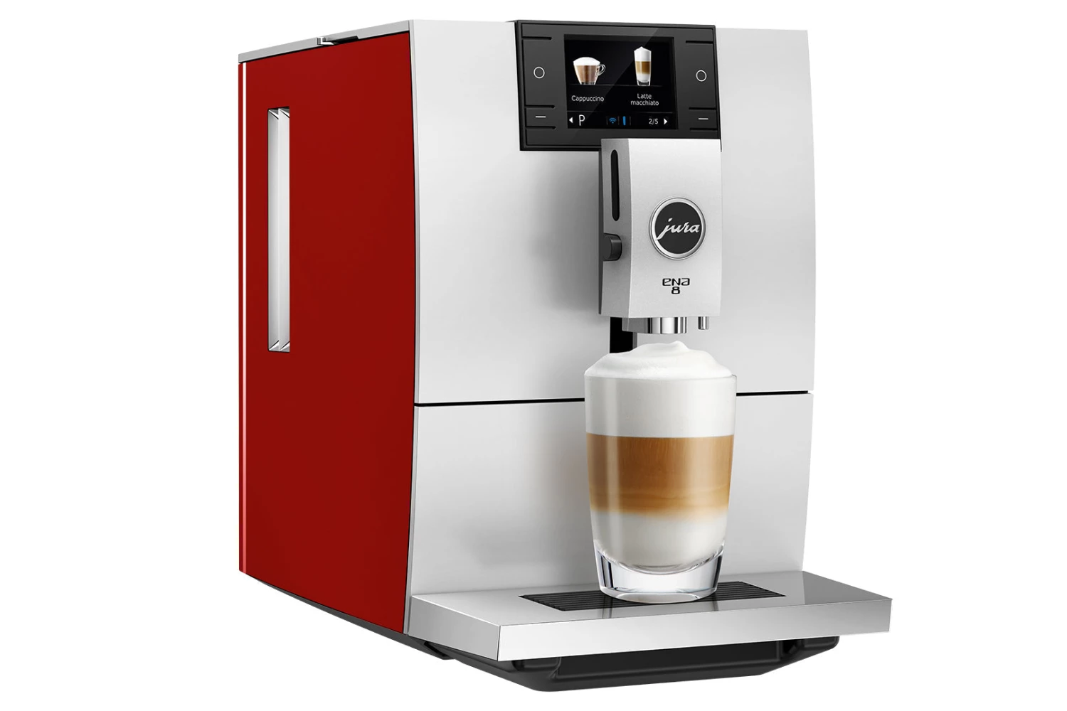 Jura Ena 8 Super Automatic Espresso Machine - Sunset Red 4 Jura Ena 8 Super Automatic Espresso Machine - Sunset Red