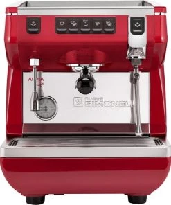 Nuova Simonelli Appia Life - Single Group – Volumetric W/ Easy Cream - Heart Red