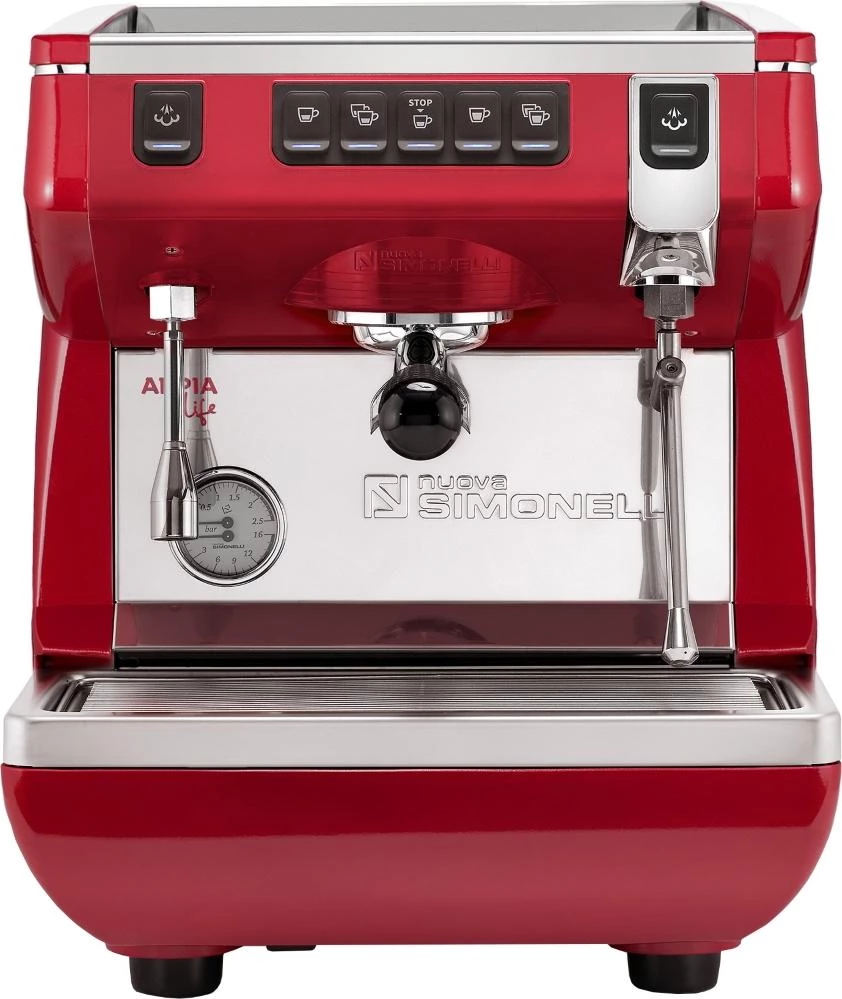 Nuova Simonelli Appia Life - Single Group – Volumetric W/ Easy Cream - Heart Red 3 Nuova Simonelli Appia Life - Single Group – Volumetric W/ Easy Cream - Heart Red