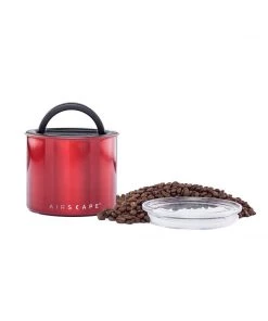 Tea Planetary Designs Airscape 32oz Coffee Bean Canister - Candy Apple Red