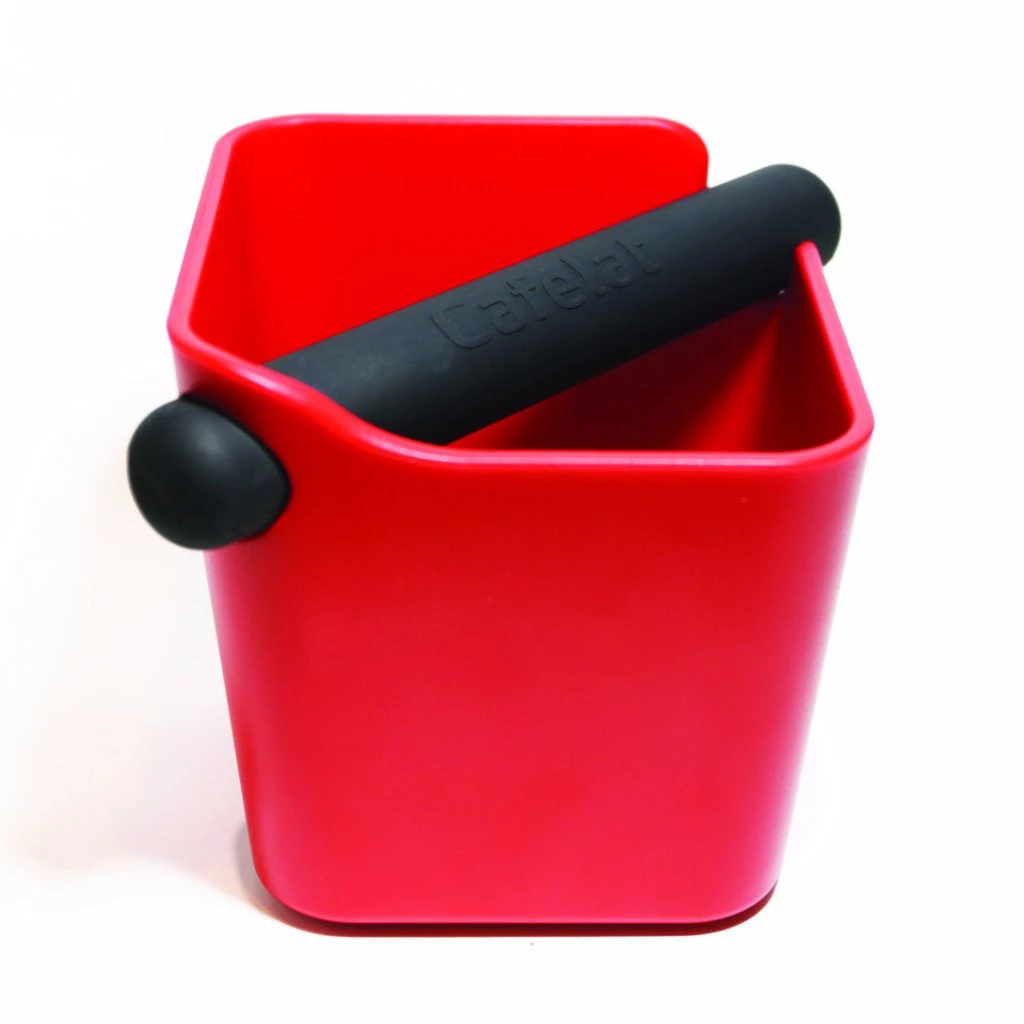 Tea Cafelat Home Knock Box - Red 3 Tea Cafelat Home Knock Box - Red