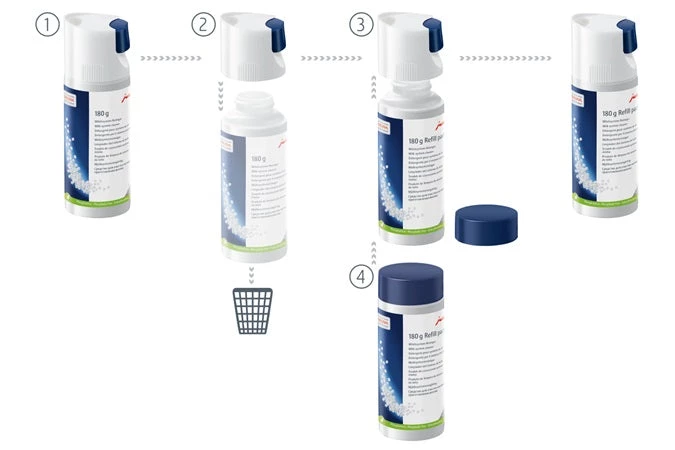 Jura Milk System Cleaner Tablets - 180 G 4 Jura Milk System Cleaner Tablets - 180 G