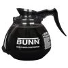 Bunn Glass Coffee Decanter W/RFID - 1.9L - Case Of 3 - Black