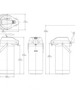 Commercial Bunn Lever Action Thermal Airpot - 3.8L