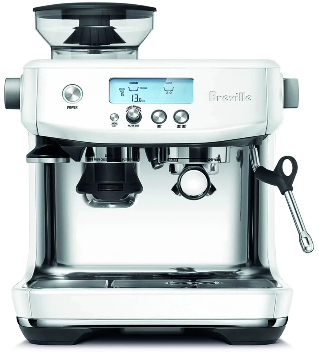 Breville The Barista Pro BES878 Espresso Machine - Sea Salt 3 Breville The Barista Pro BES878 Espresso Machine - Sea Salt