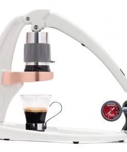 Flair Espresso Flair Signature Manual Espresso Maker With Pressure Gauge Kit - White