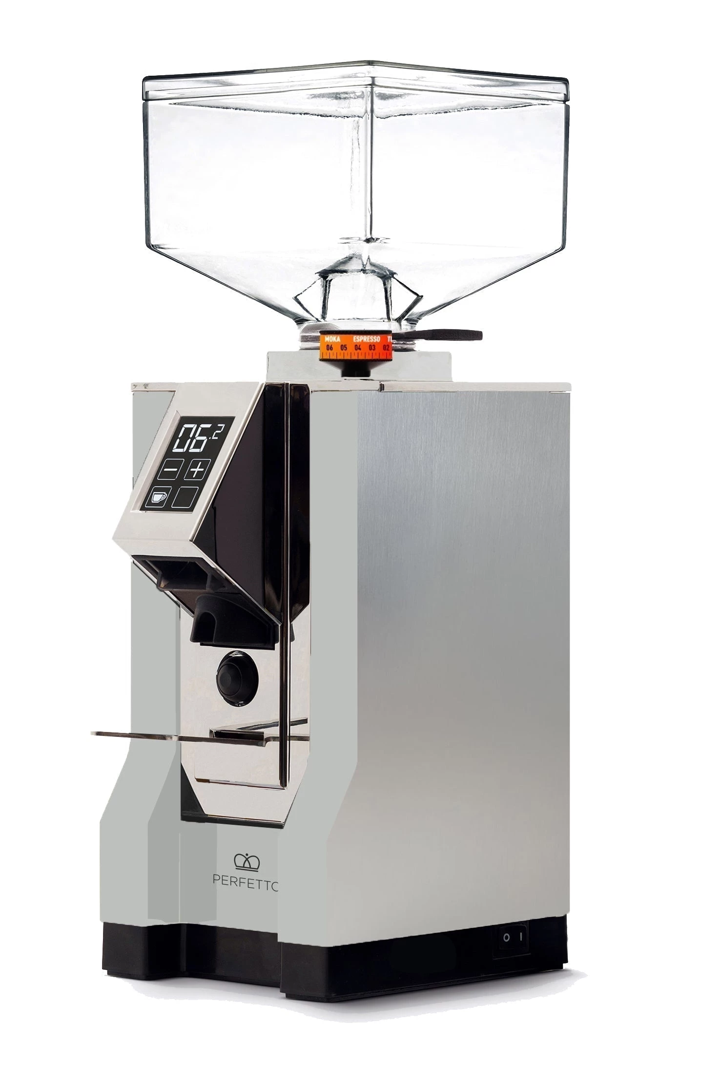 Eureka Mignon Perfetto Burr Grinder - Silver 3 Eureka Mignon Perfetto Burr Grinder - Silver