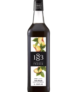 1883 Peach Iced Tea Syrup - 1L (Glass Bottle)