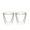Grosche Turino Double Wall Espresso Glasses - 4.7 Oz 2 Grosche Turino Double Wall Espresso Glasses - 4.7 Oz