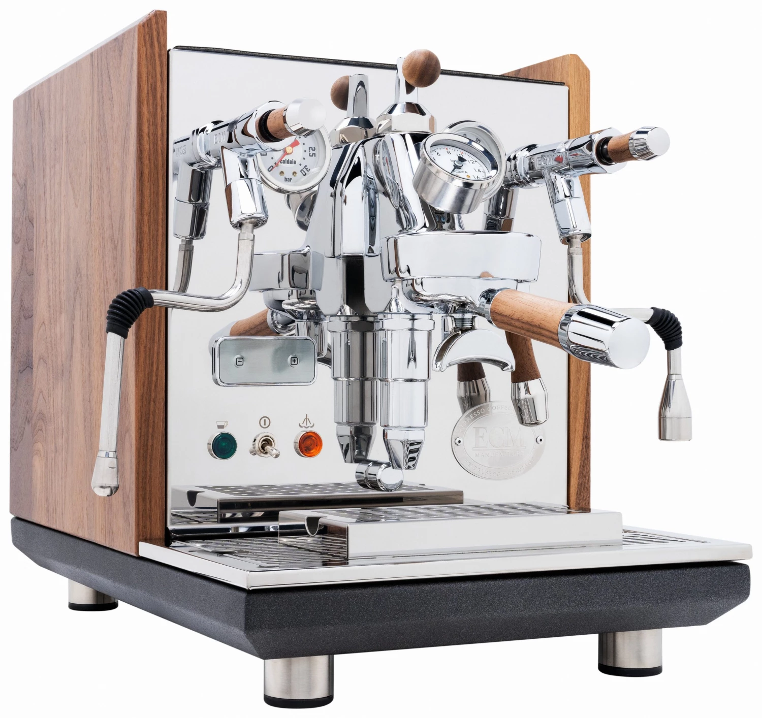 Wiedemann Wooden Side Panels For ECM Synchronika - American Walnut 3 Wiedemann Wooden Side Panels For ECM Synchronika - American Walnut