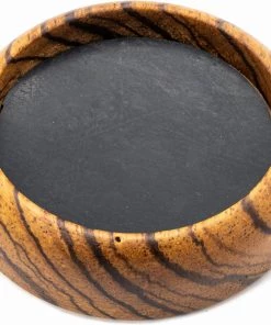 Asso Wooden Tamping Seat - Zebrawood