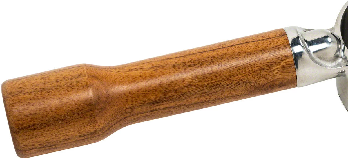 Vendor-unknown 54mm Naked (Bottomless) Portafilter W/ Wooden Handle For Breville