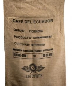 IDrinkCoffee.com Tea Empty Burlap Coffee Bags