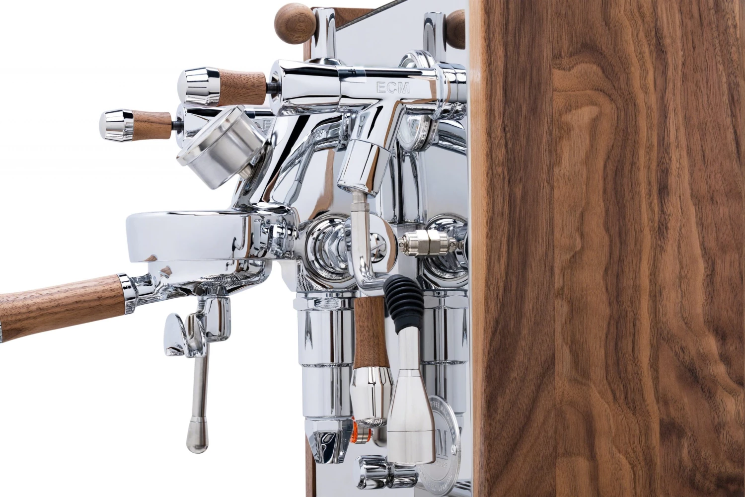 Wiedemann Wooden Side Panels For ECM Synchronika - American Walnut 10 Wiedemann Wooden Side Panels For ECM Synchronika - American Walnut