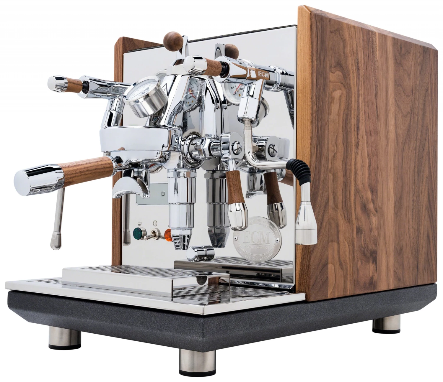 Wiedemann Wooden Side Panels For ECM Synchronika - American Walnut 4 Wiedemann Wooden Side Panels For ECM Synchronika - American Walnut